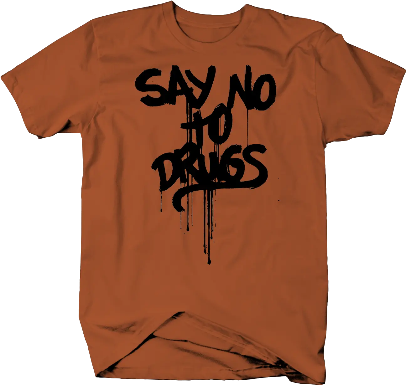  Details About Say No To Drugs Dripping Paint Color T Shirt Calligraphy Png Dripping Paint Png