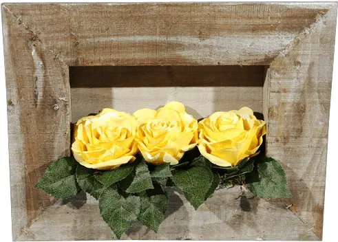  Silk Yellow Rose Frame Picture Frame Png Rose Frame Png