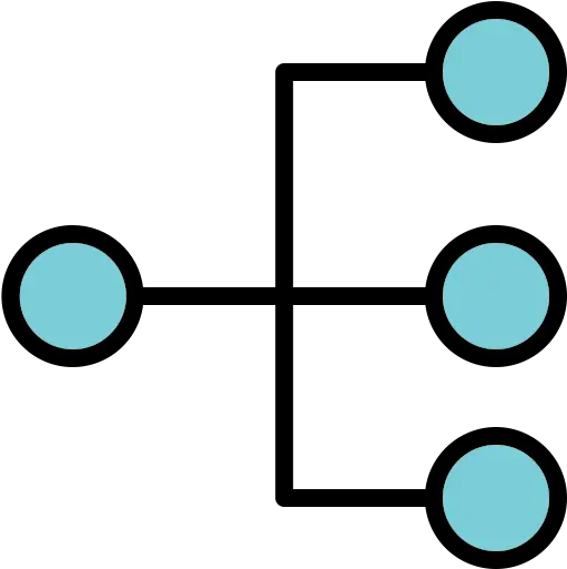  Branch Company Flow Chart Group Line Node Structure Icon Branch Chart Icon Png Branch Png