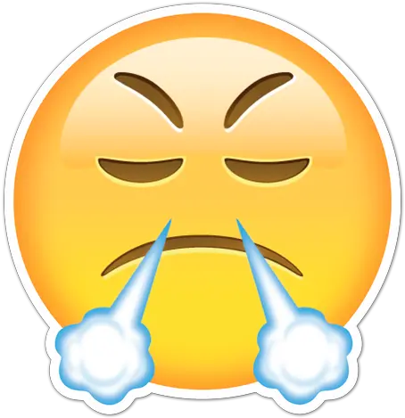  Download Cara Echando Humo Triumph Emoji Png Humo Png