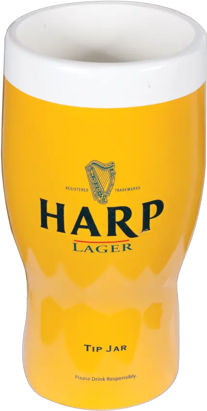  Download Harp Tip Jar Harp Lager Png Tip Jar Png