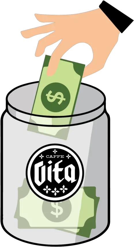  Barista Tip Jar Clip Art Png Tip Jar Png