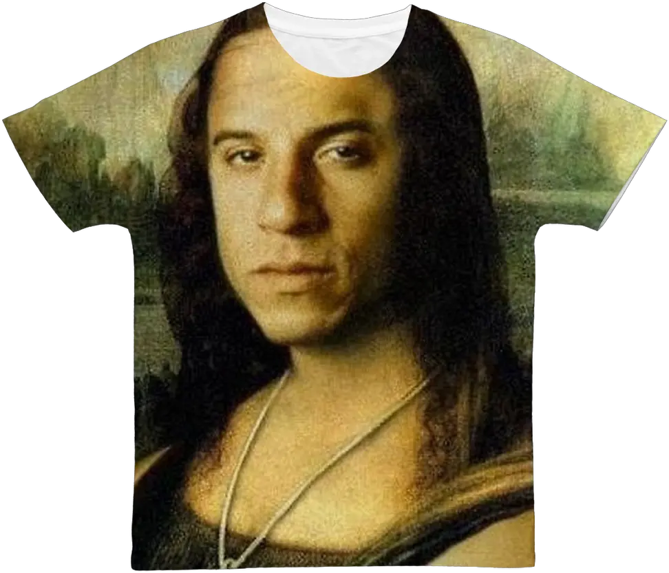  Vin Diesel As The Mona Lisa Mona Lisa Vin Diesel Png Vin Diesel Png