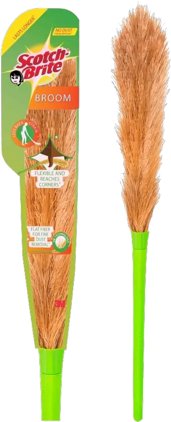  Scotch Brite Broom 1 Pc Scotch Brite Greener Clean Png Broom Transparent