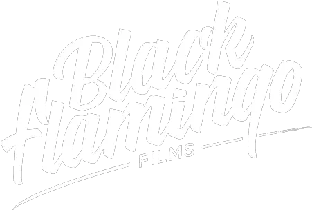  Black Flamingo Films U2013 Miami Based Production And Post Calligraphy Png Flamingo Logo