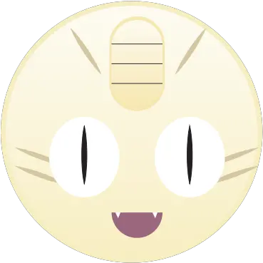  Pokemon Go Meowth Cute Monster Icon Png Transparent