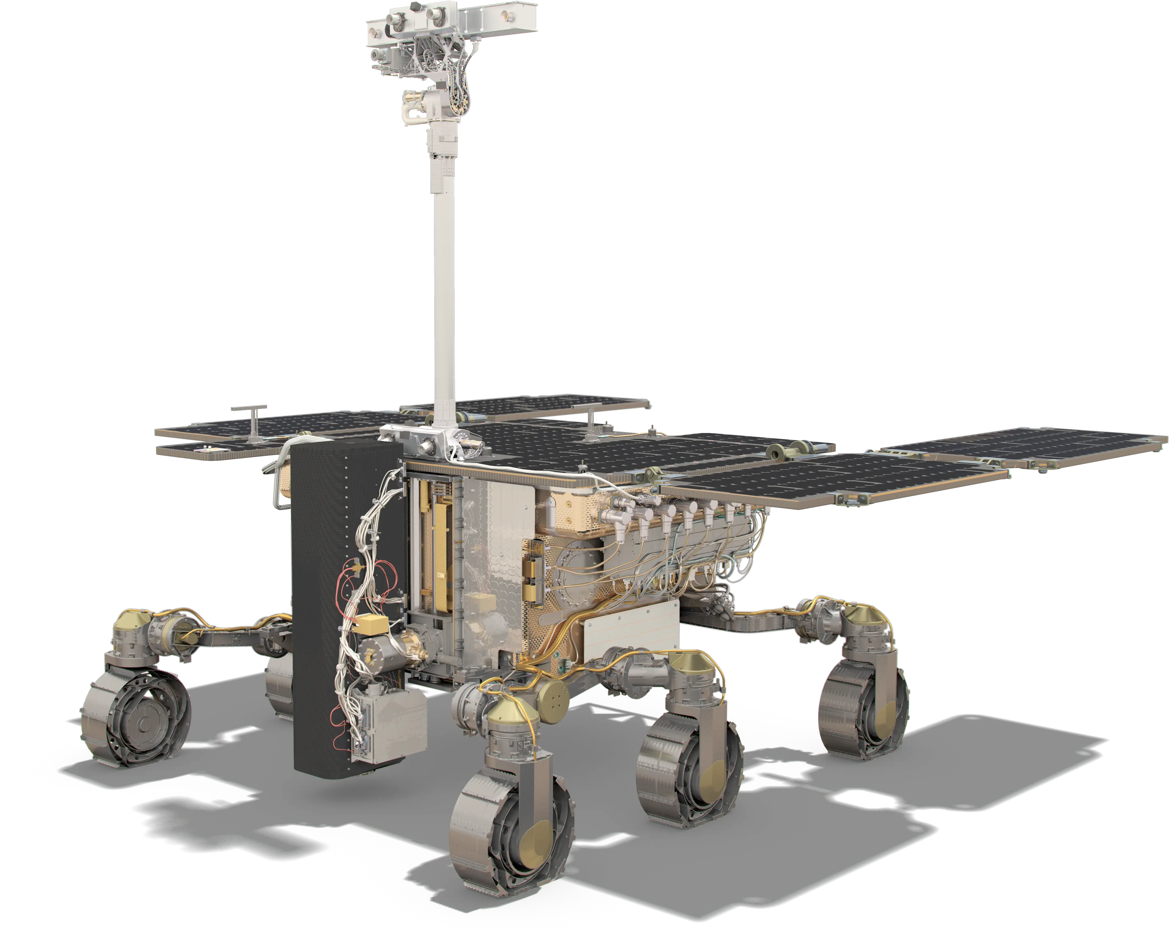  Esa Robotic Exploration Of Mars Exomars Rover Side View Png Mars Transparent