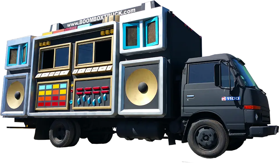  Dj Audio U2013 Ems Attractrions Dj Truck Png Boom Box Png