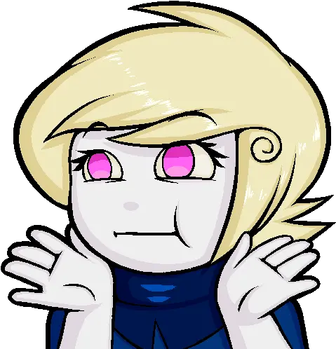  Roxy Shrug By Color Spark On Newgrounds Cartoon Png Shrug Png