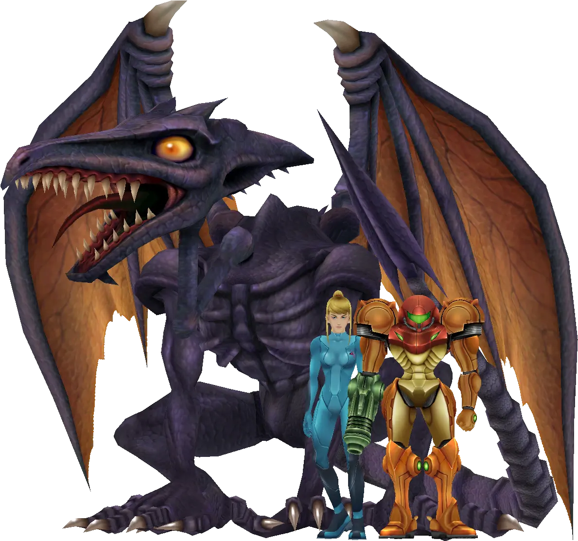  Ridleyu0027s Average Size In Comparison To Samus Ridley Is Too Ridley Smash Bros Size Png Ridley Png