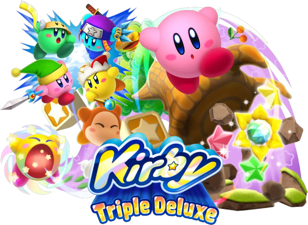  Game Director Explains Reasoning Behind Kirby Triple Kirby Triple Deluxe Png Kirby Transparent