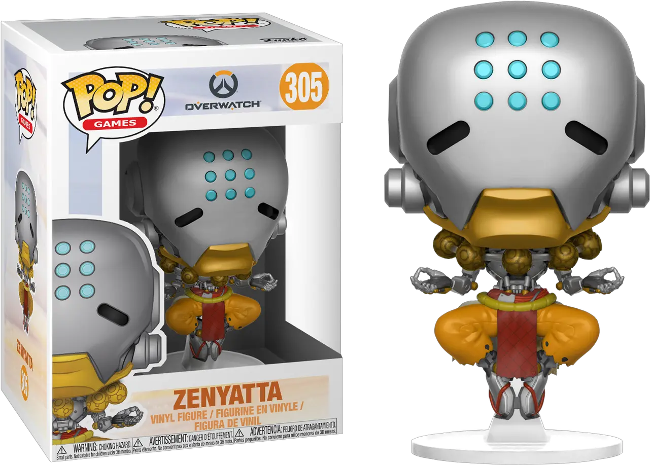  Overwatch Overwatch Zenyatta Funko Pop Png Zenyatta Png