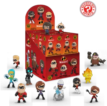  Incredibles 2 Mystery Minis Blindbox Mini Figure Funko Mystery Minis Incredibles 2 Png Incredibles 2 Png