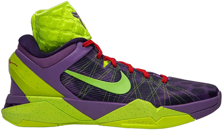  Zoom Kobe 7 Supreme X U0027christmasu0027 Nike 488369 500 Goat Best Colourways Kobe Shoes Png Kobe Png