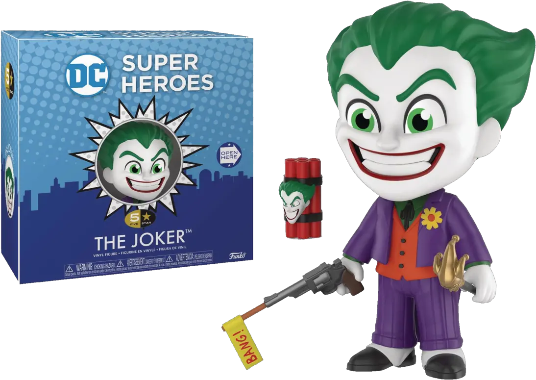  Funko 5 Star Dc Classic Joker Vinyl Figure 08082018 Funko 5 Star Joker Png Joker Smile Png