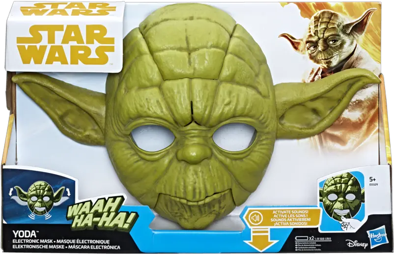  Star Wars Yoda Electronic Mask Star Wars Yoda Mask Png Yoda Png