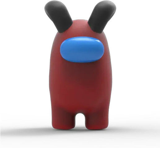  Between Us Skin With Horns Designer Toy Png Png To Obj