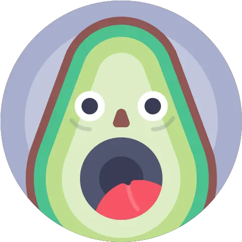  Avatar Avocado Food Scream Free Icon Avocado Screaming Png Scream Png