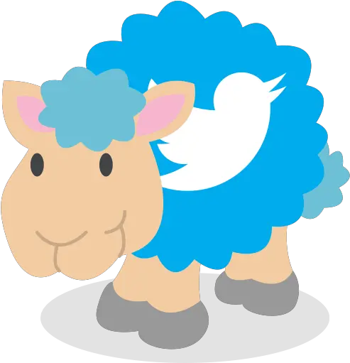  Sheep Twitter Social Network Icon Cartoon Facebook Icon Png Sheep Icon Png