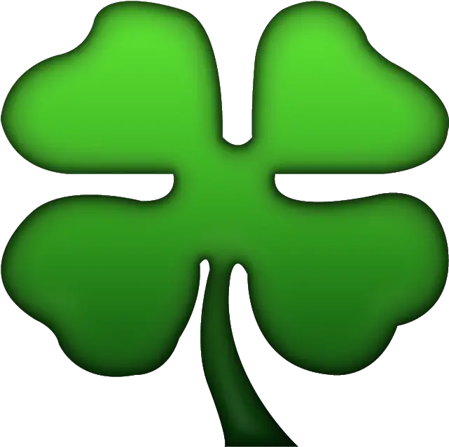  Four Leaf Clover Emoji Image In Png Four Leaf Clover Emoji Png 4 Leaf Clover Png