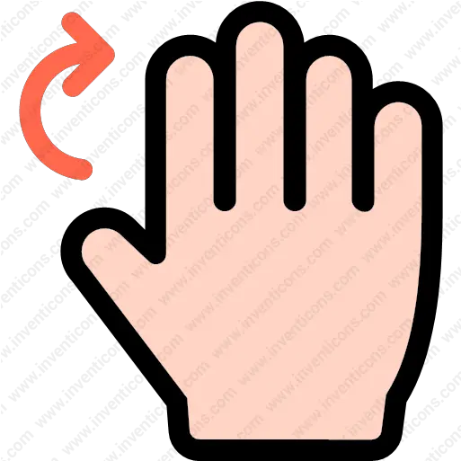  Download Finger Gesture Hand Multimedia Option Rotation Png Rotate Icon