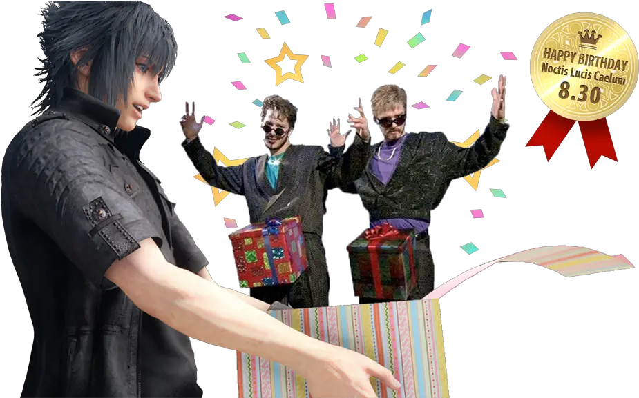  Square Enix Celebrates Noctis Lucis Lightning And Noctis Final Fantasy Png Noctis Png