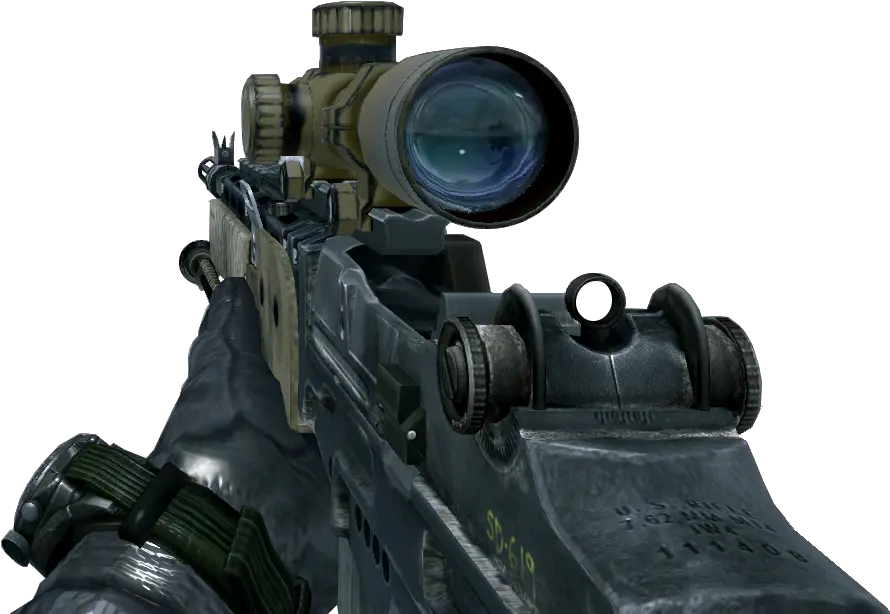  Sniper Scope Call Of Duty Wiki Fandom Call Of Duty M14 Ebr Png Sniper Scope Png