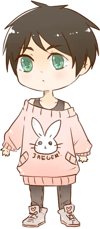  Anime Adorable Kawaii Eren Yeager Png Eren Jaeger Transparent