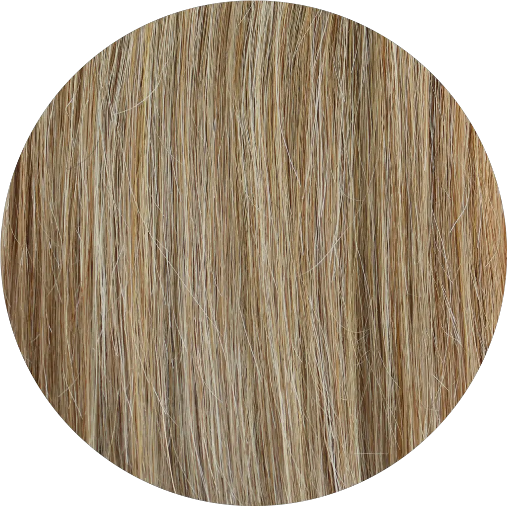  Dark Light Blonde Clip In Bangs Circle Png Bangs Png