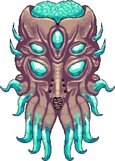  Terraria Moon Lord Resprite 35 Pixelart Fictional Character Png Terraria Logo Transparent