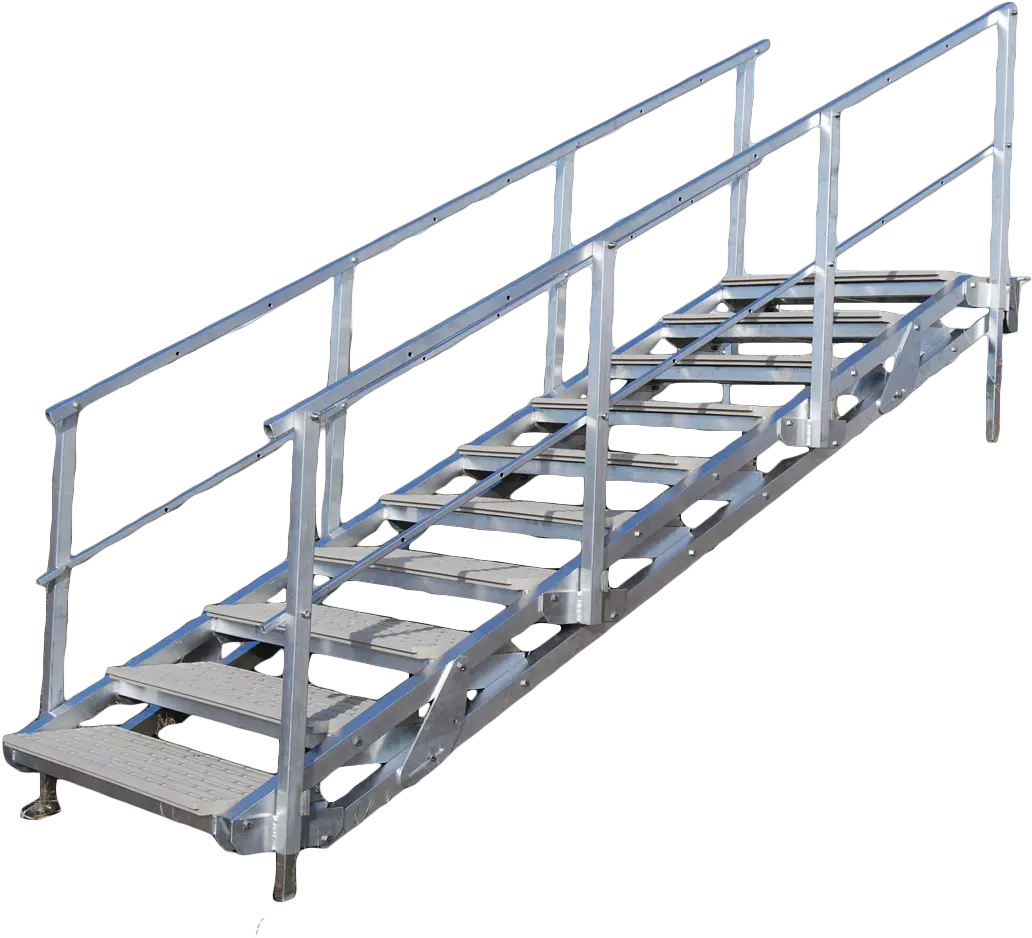  10 Step Articulating Stair Voyager Dock Exterior Staircase Png Stair Png