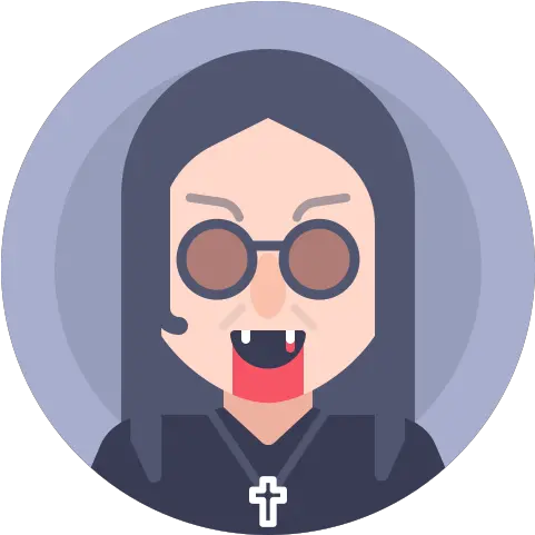  Avatar Male Ozzy Rock Singer Free Icon Of Xmas Giveaway Ozzy Avatar Png Singer Png