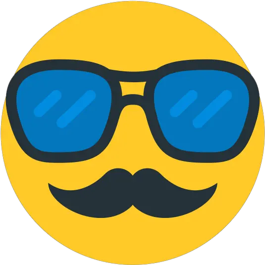  Cool Whatsapp Hipster Emoji Png Photos Mart Smiley Hipster Glasses Png