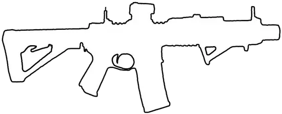  Sbr Decal U2013 Black Rifle Coffee Company Solid Png M16 Icon