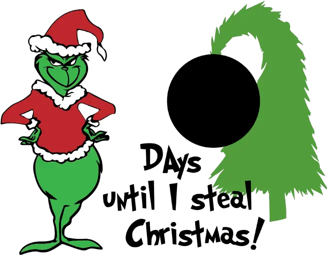  Grinch Countdown To Christmas Michelle James Designs Grinch Countdown To Christmas Png Grinch Png