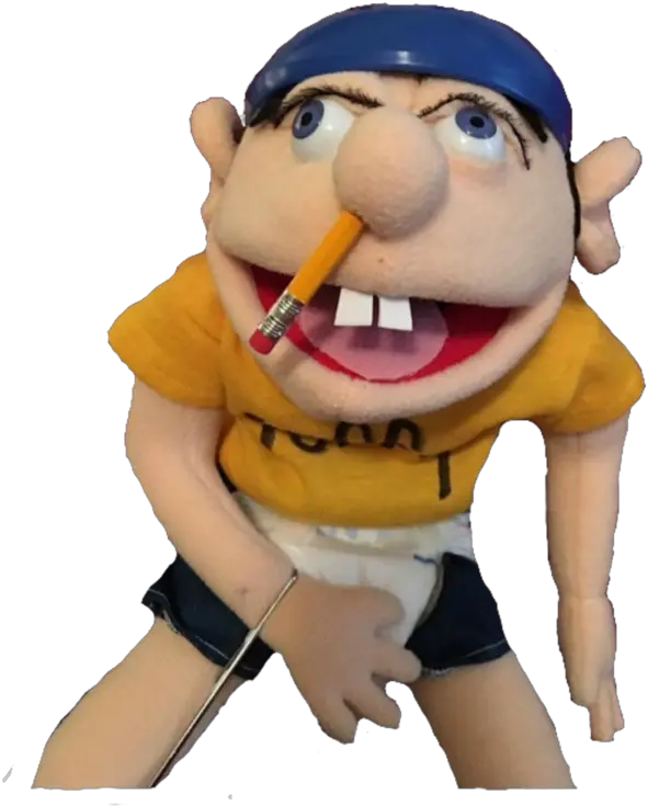  Jeffy Png 7 Image Puppet With Pencil Up His Nose Jeffy Png