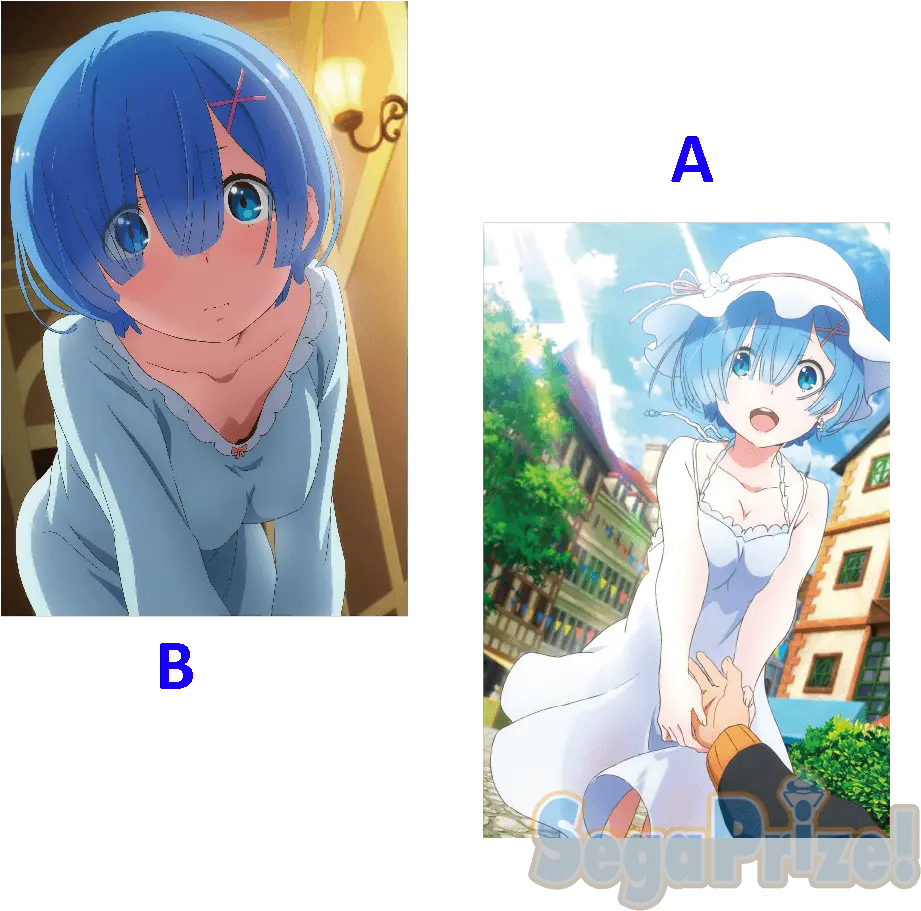  Re Zero Rem Large Cushion Rem Re Zero Png Rem Re Zero Png