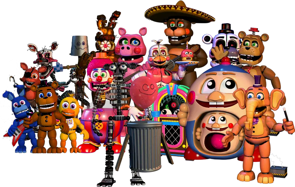  Fnaf Sticker Cartoon Png Fnaf Png