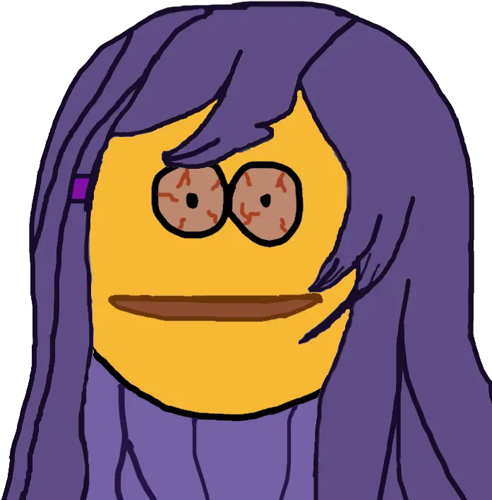  Cursed Heavy Breathe Yuri Emoji Ii Literature Club Doki Doki Yuri Cursed Png Monika Doki Doki Icon