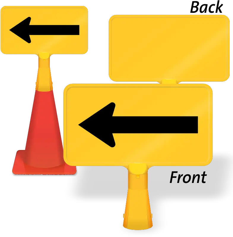  Direction Sign Png One Direction Left Arrow Coneboss Sign Traffic Sign Caution Sign Png