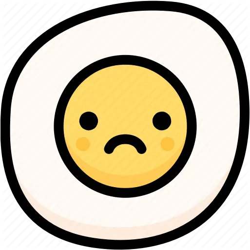  Emoji Emotion Expression Face Sad Fried Egg Clipart Png Egg Emoji Png