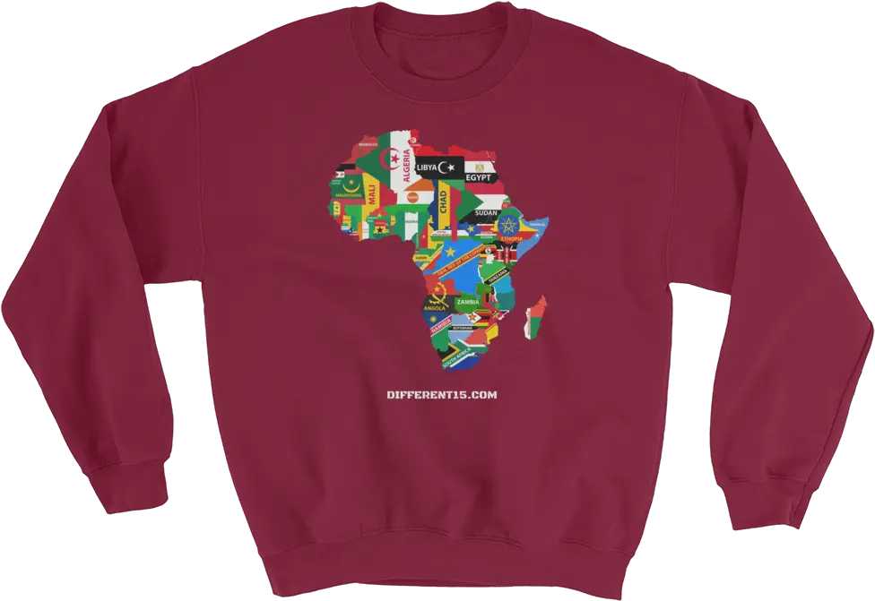  Africa Map Flags Maroon We Can Do It Red Shirt Png Africa Map Png