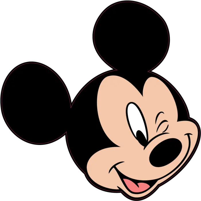  Download Hd Minnie Wink Drawing Clip Clipart Mickey Mouse Head Png Minnie Mouse Face Png