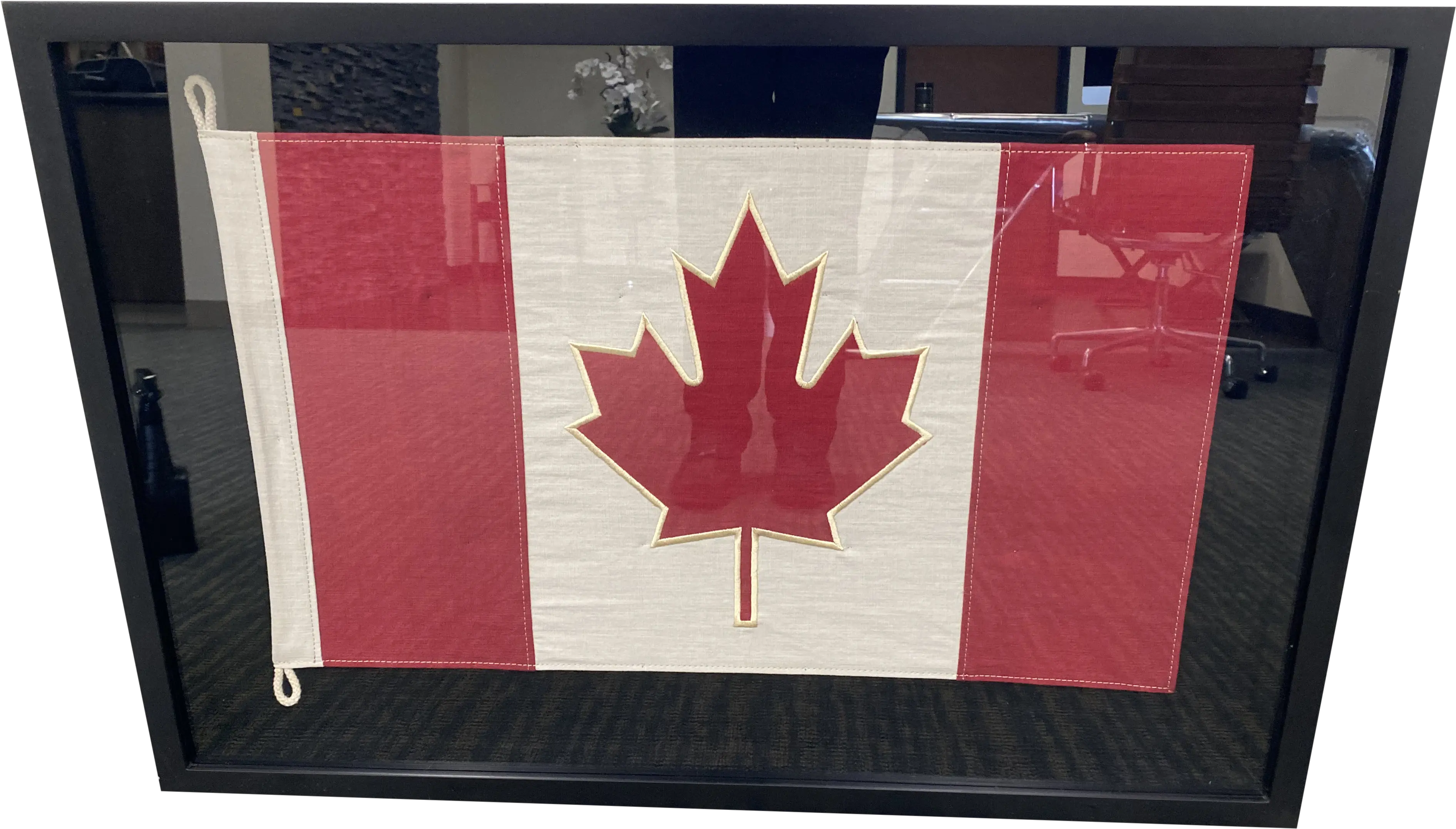  Restoration Hardware Framed Flag Of Canada Canada Flag Png Canada Flag Transparent