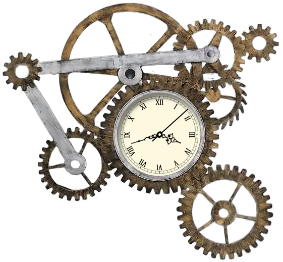  Steampunk Gear Png Pic Steampunk Gear Clock Gear Transparent