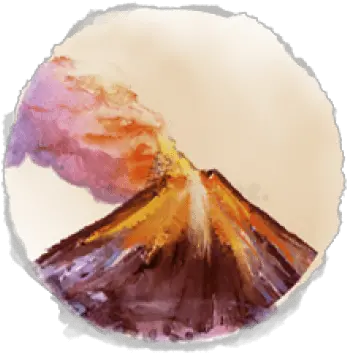  Taming The Volcano Still Life Png Volcano Icon