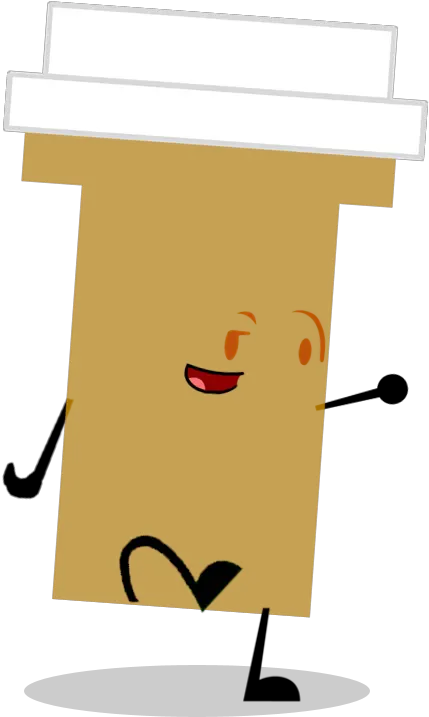  Pill Bottle Bfdi Png Download Pill Bottle Png Bfdi Drug Pill Bottle Png