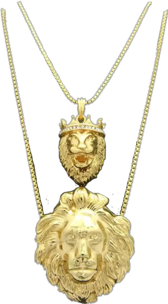  Gold Huge Lion Chain Png Official Psds Locket Chain Png