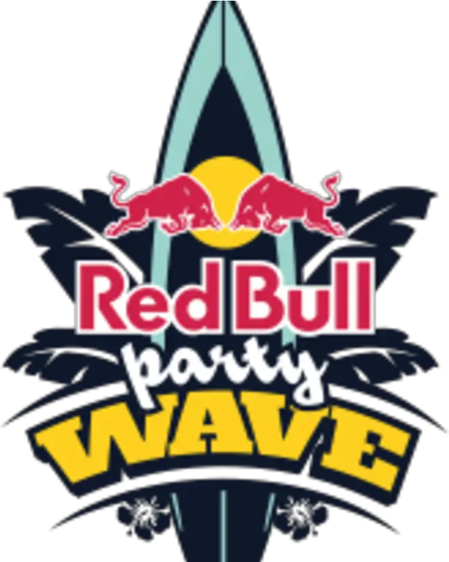  Download Hd Party Wave Logo Red Bull Party Wave Red Bull Png Wave Logo