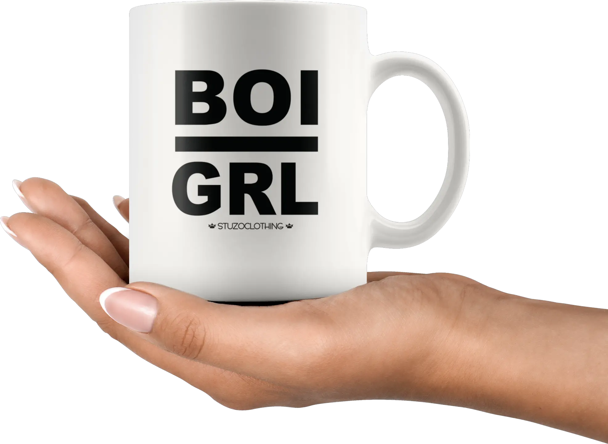  Boi Grl Mug Mug Png Boi Hand Transparent